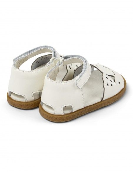 Sandalia Corbu Houston/Miko Blanca con talonera Camper SS24