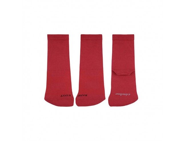 Calcetines Barefoot Cóndor Liso ROJO