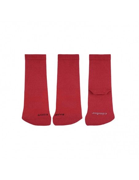 Calcetines Barefoot Cóndor Liso ROJO