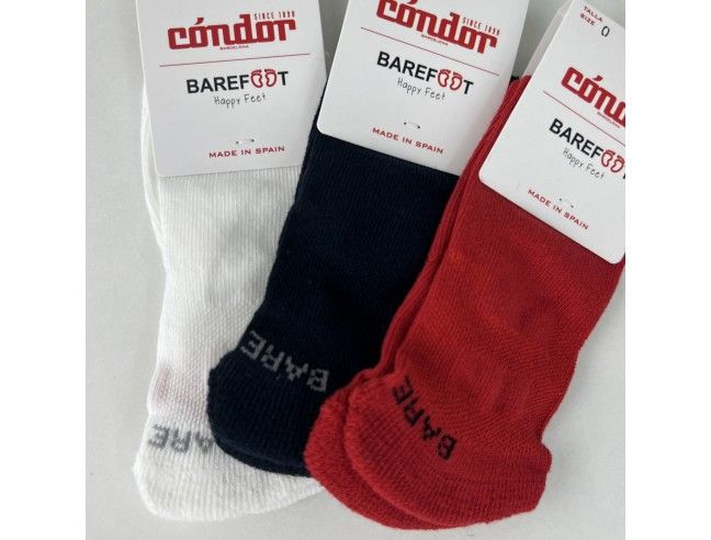 Calcetines Barefoot Cóndor Liso ROJO