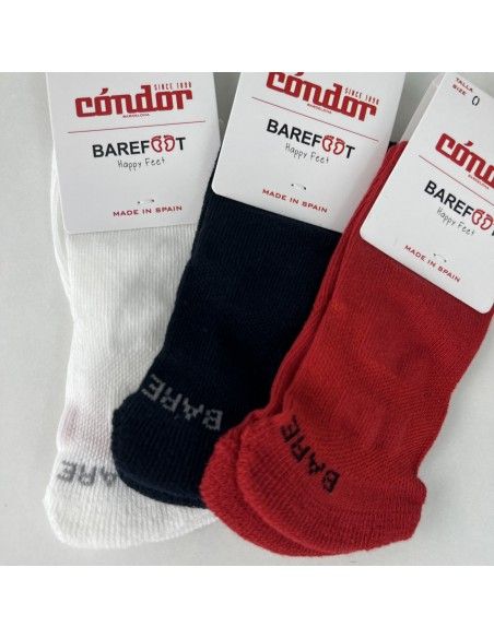 Calcetines Barefoot Cóndor Liso ROJO