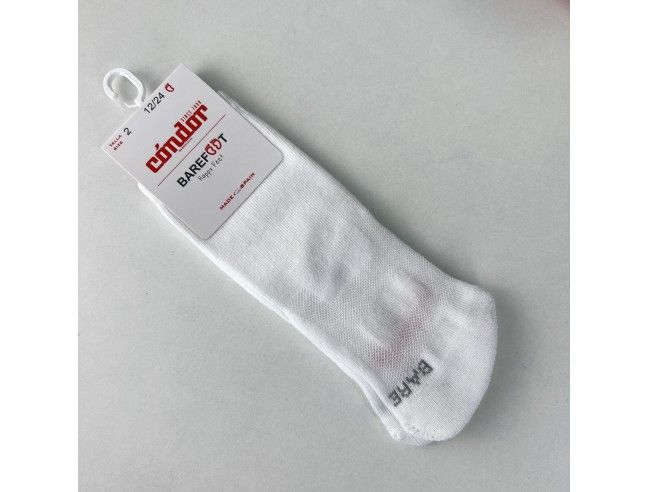 Calcetines Barefoot Cóndor Liso BLANCO