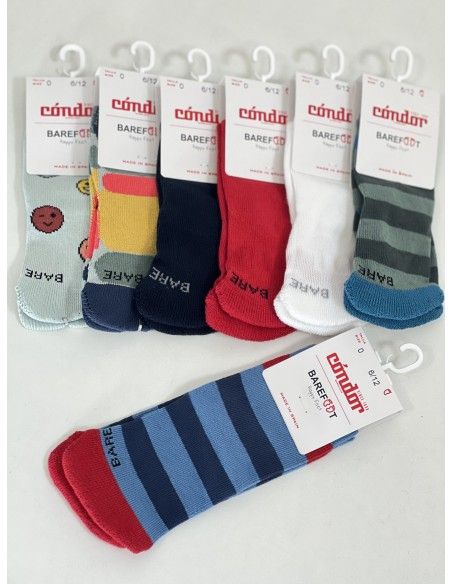 Calcetines Barefoot Cóndor Liso BLANCO