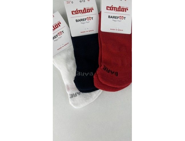 Calcetines Barefoot Cóndor Liso BLANCO