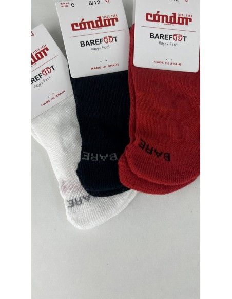 Calcetines Barefoot Cóndor Liso BLANCO