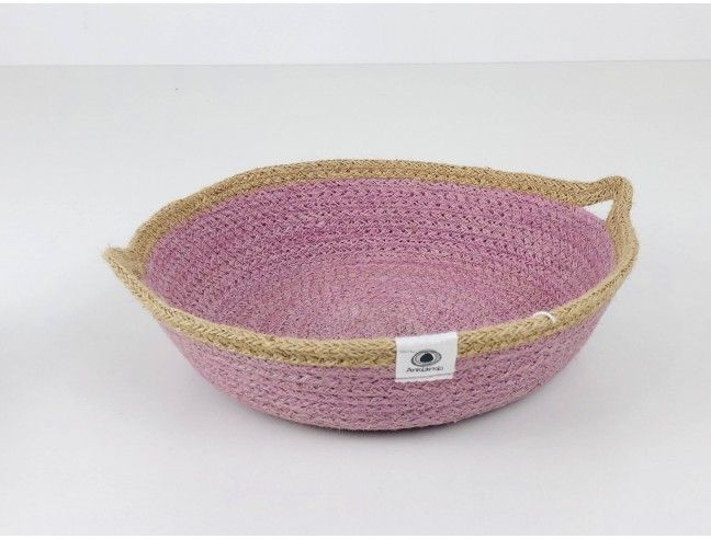 Cesta con asas Anidando ROSA