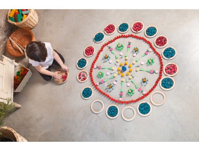 Piezas sueltas Mandala Flor Grapat