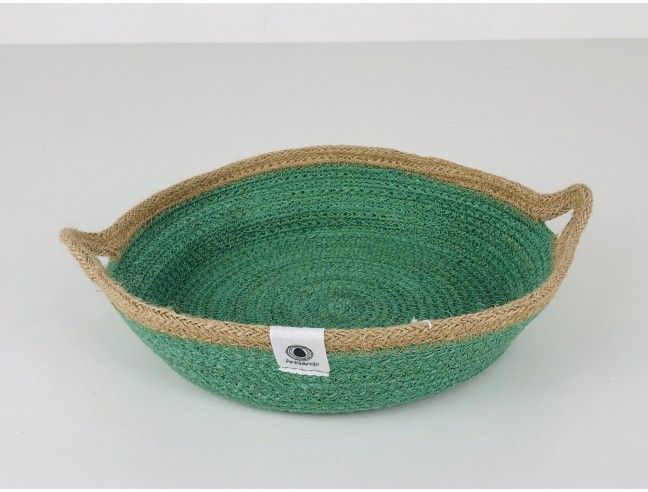 Cesta con asas Anidando VERDE