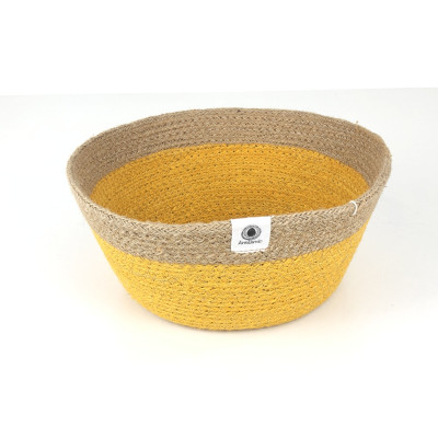 Cesta para piezas sueltas AMARILLO Anidando 22*10cm