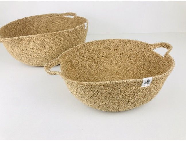Cesta con asas Anidando NATURAL 30*12 cm