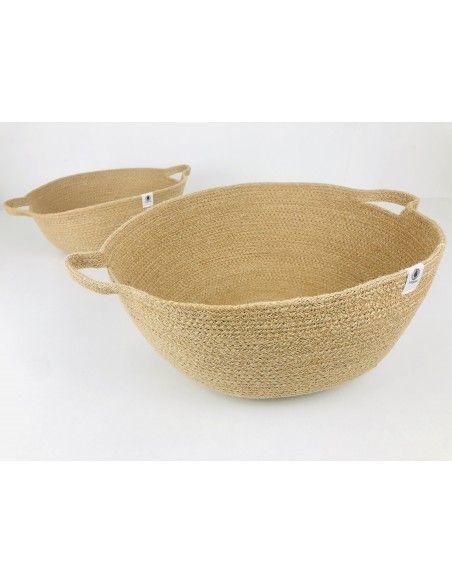 Cesta con asas Anidando NATURAL 32*15 cm