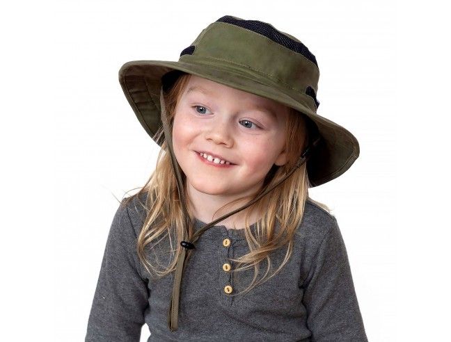 Sombrero ala ancha con protección solar Junior...