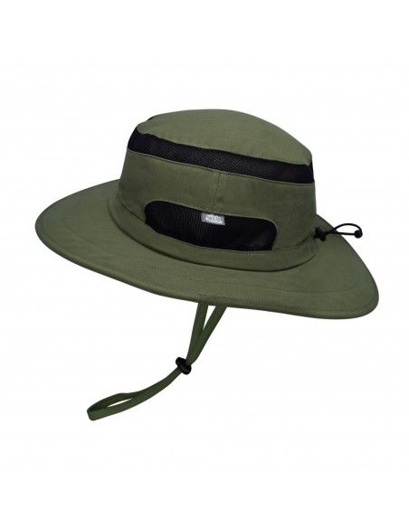 Sombrero ala ancha con protección solar Junior Jasper Hat Janandjul Army Green