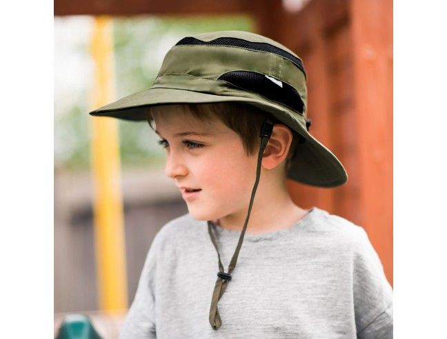 Sombrero ala ancha con protección solar Junior...