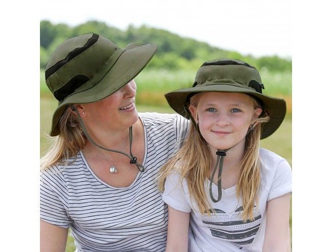 Sombrero ala ancha con protección solar Junior...