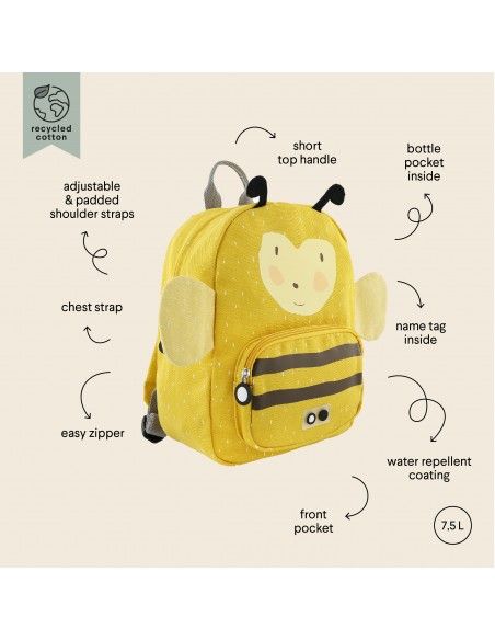 Mochila Trixie Grande Abeja