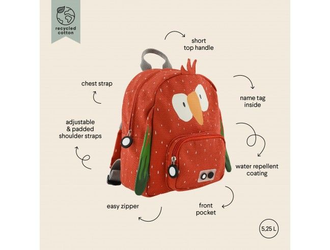 Mochila Trixie Small Loro