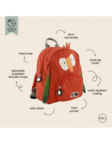 Mochila Trixie Small Loro