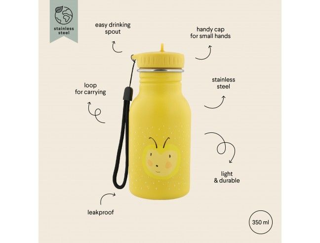 Botella Trixie de acero inoxidable Abeja 350ml