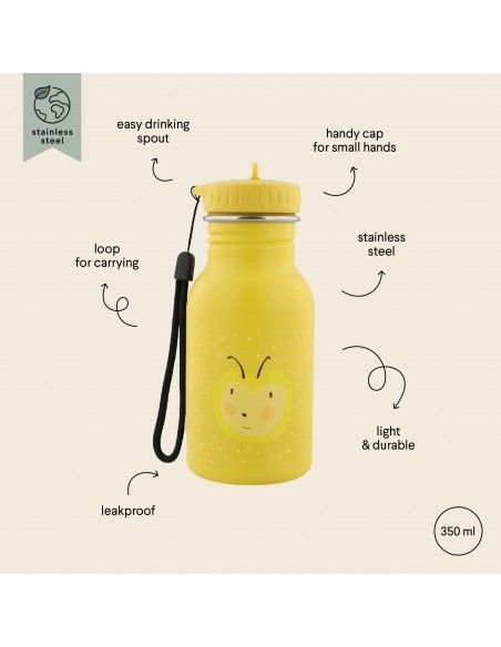 Botella Trixie de acero inoxidable Abeja 350ml