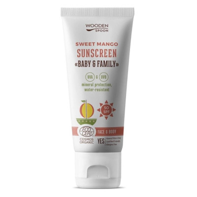 Protector Solar Mineral Bebés SPF 50+ 100ml Mango WOODEN SPOON
