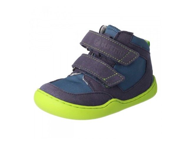 Botín barefoot velcro LUCHS Azul/Verde bLifestyle