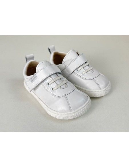 Zapato primeros pasos Esdori Piel Florencia Blanco