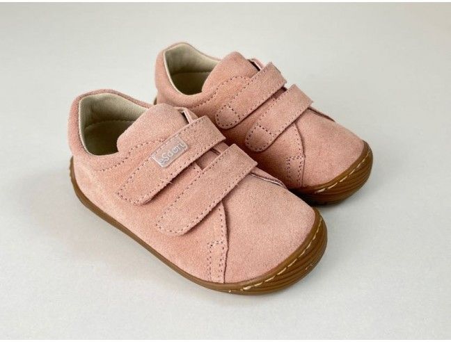 Zapato primeros pasos Esdori Piel Serraje Rose