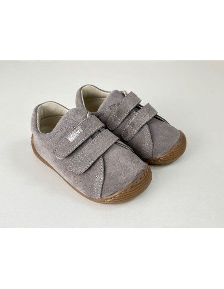 Zapato primeros pasos Esdori Piel Serraje Grafito