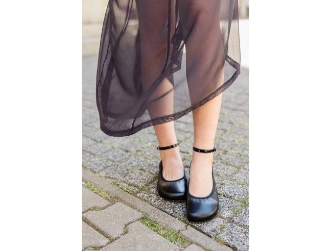 Bailarinas Barefoot TULIP 3.0 Piel Negro SHAPEN