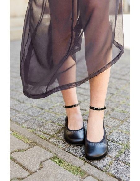 Bailarinas Barefoot TULIP 3.0 Piel Negro SHAPEN