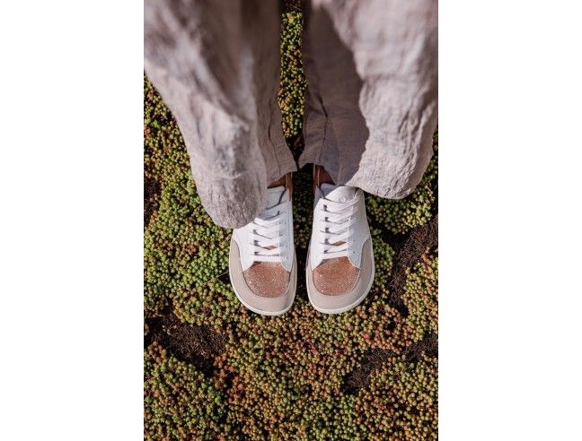 Deportiva barefoot Sneaker CHARM Rose Gold  Shapen