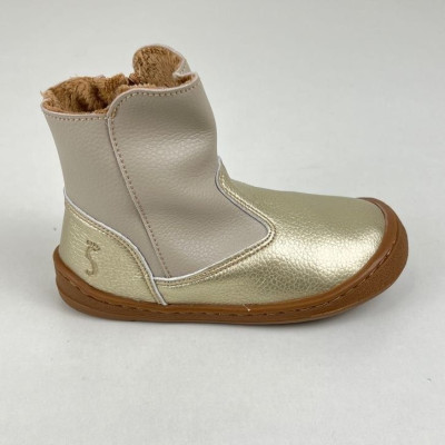 Bota caña media Cava/Beige Flexi Nens