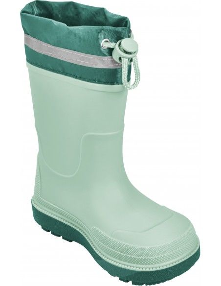 Bota de agua respetuosa Playshoes Verde ajustable (Caña alta)