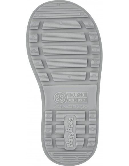 Bota de agua respetuosa Playshoes Amarillo ajustable (Caña alta)