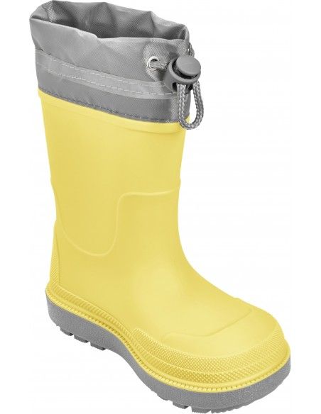 Bota de agua respetuosa Playshoes Amarillo ajustable (Caña alta)