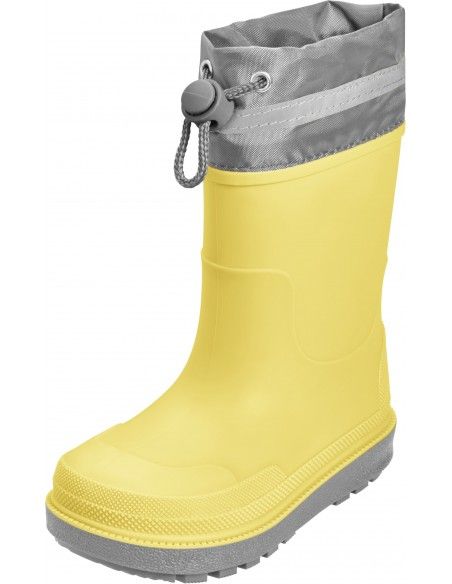 Bota de agua respetuosa Playshoes Amarillo ajustable (Caña alta)