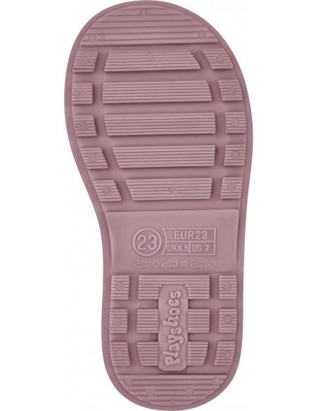 Bota de agua respetuosa Playshoes Rosa ajustable (Caña alta)