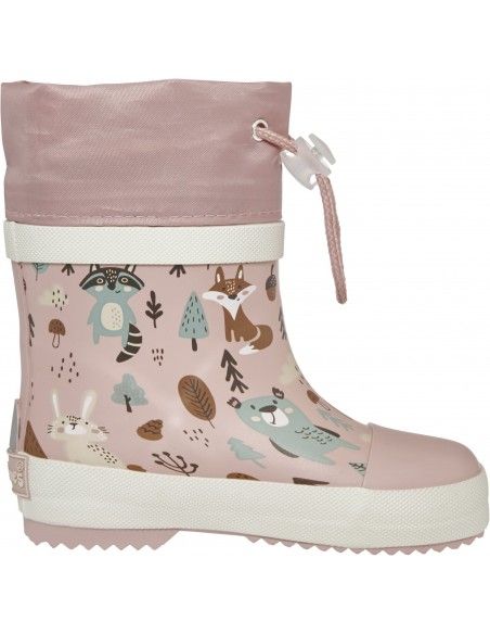 Bota de agua respetuosa Playshoes Bosque Rosa (Caña baja)