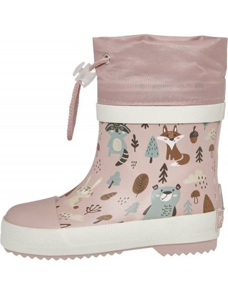 Bota de agua respetuosa Playshoes Bosque Rosa (Caña baja)
