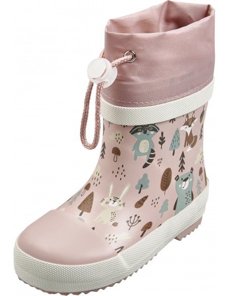 Bota de agua respetuosa Playshoes Bosque Rosa (Caña baja)