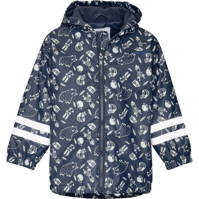 Chaqueta impermeable infantil forrada Playshoes Marino...