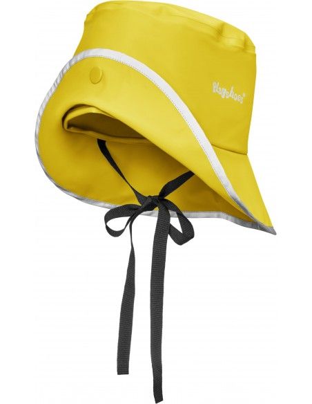 Gorro de lluvia infantil Playshoes Amarillo (ala ancha)