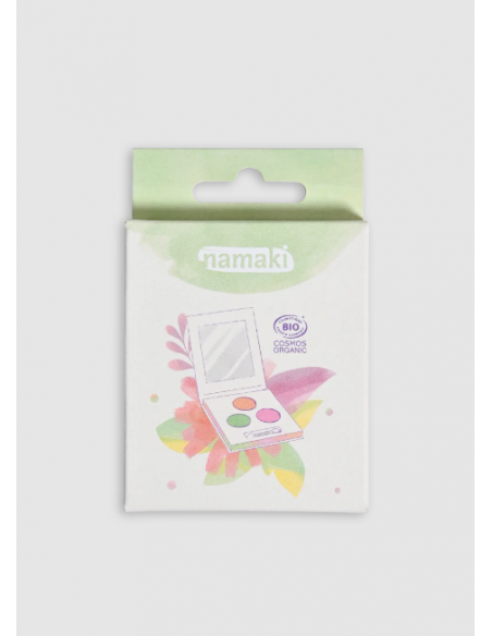 Paleta Sombras ecológicas 3 colores primavera Namaki
