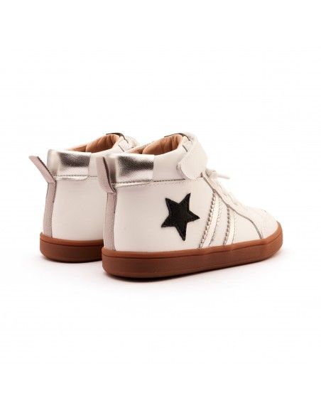 Deportiva HIGH TOP  Snow/Silver Old Soles