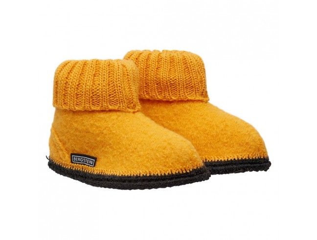 Zapatilla pura lana Cozy Ocre