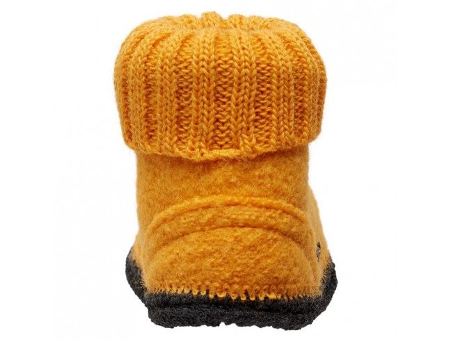 Zapatilla pura lana Cozy Ocre