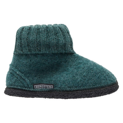 Zapatilla pura lana Cozy SeaGreen