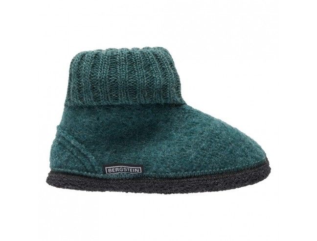 Zapatilla pura lana Cozy SeaGreen