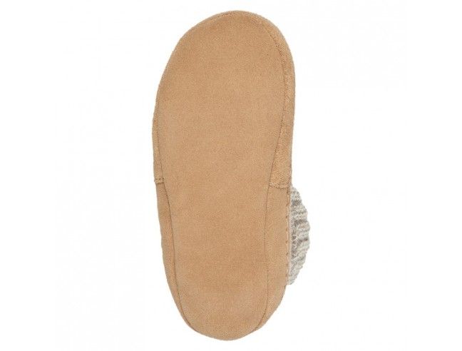Zapatilla pura lana Cozy LUX Beige